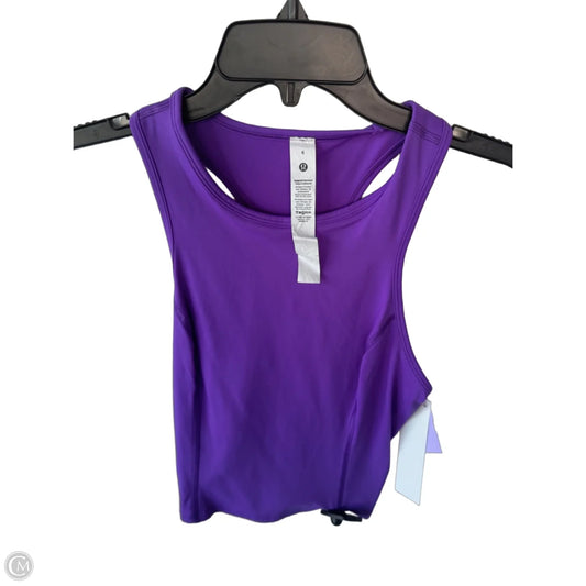 Athletic Tank Top By Lululemon In Purple, Size: S