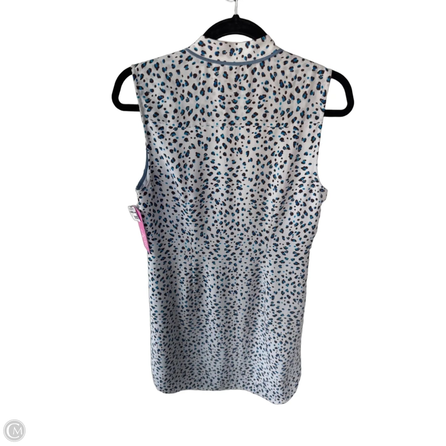 Dress Casual Midi By Cabi In Blue & White, Size: M