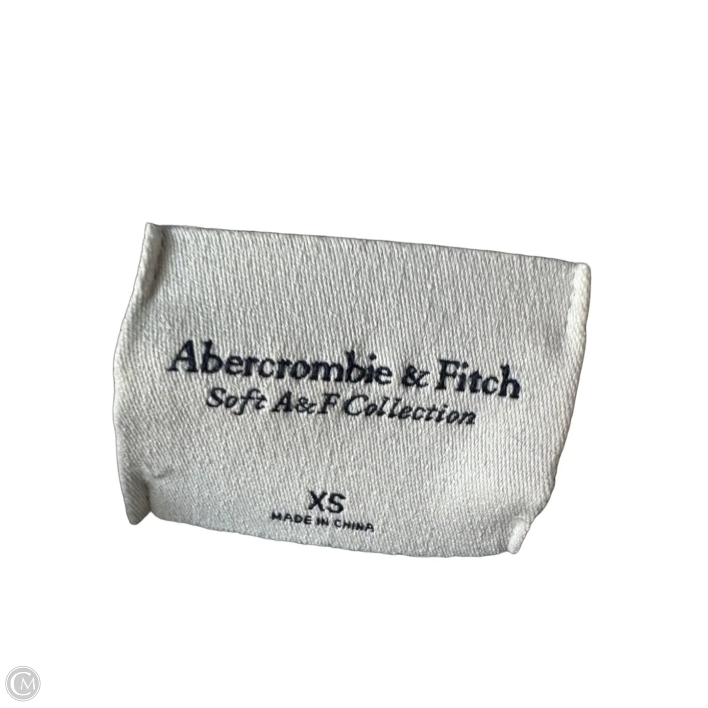Sweater By Abercrombie And Fitch In Cream & Green, Size: Xs