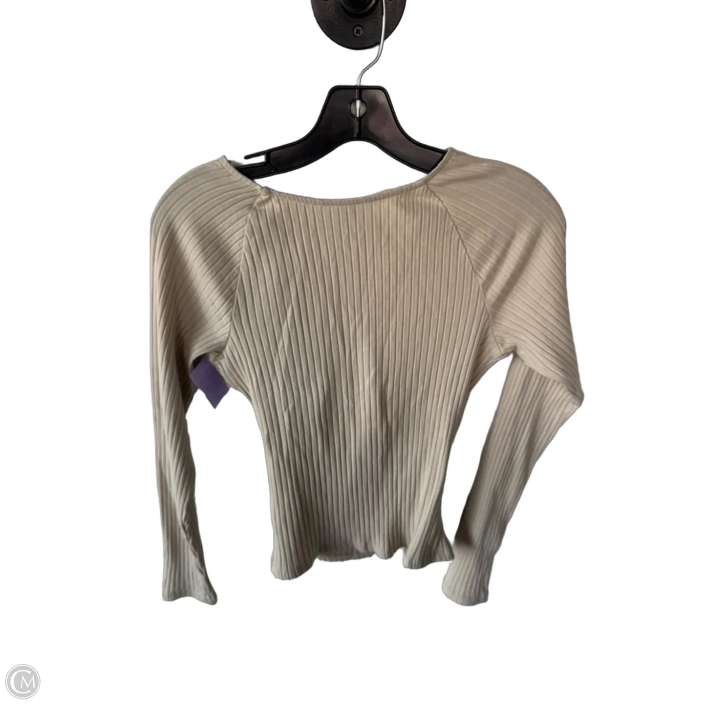Top Long Sleeve By Universal Thread In Beige, Size: Xs