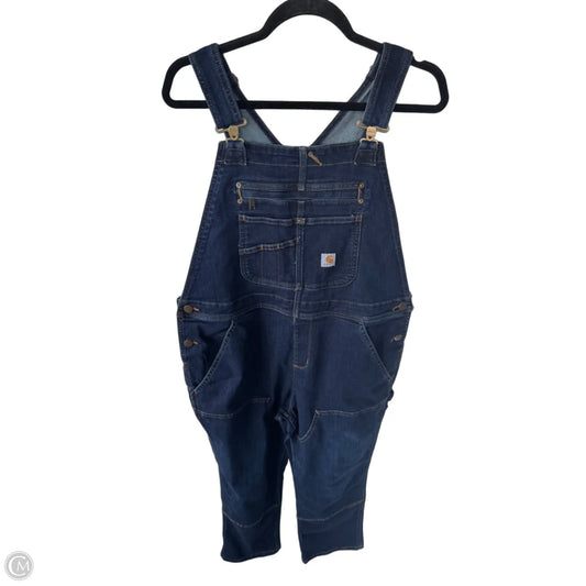 Overalls By Carhartt In Blue Denim, Size: L