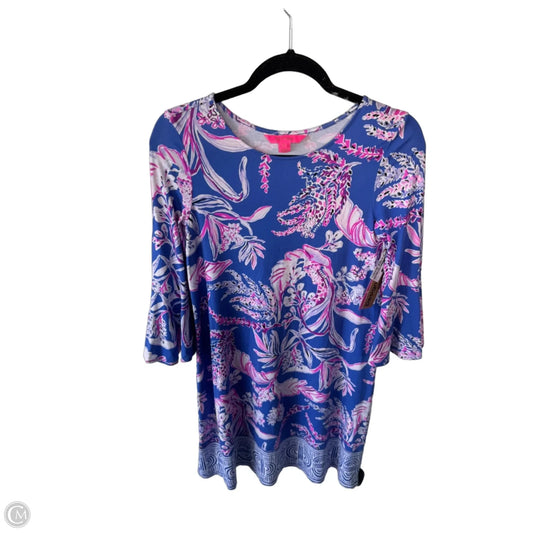 Dress Designer By Lilly Pulitzer In Blue & Pink, Size: S
