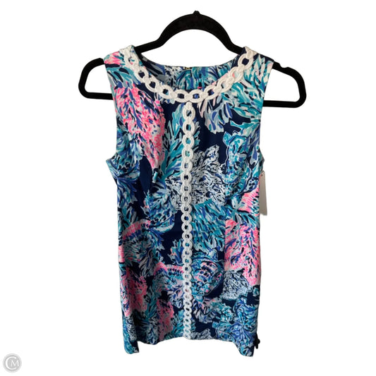 Dress Designer By Lilly Pulitzer In Blue & Pink, Size: S