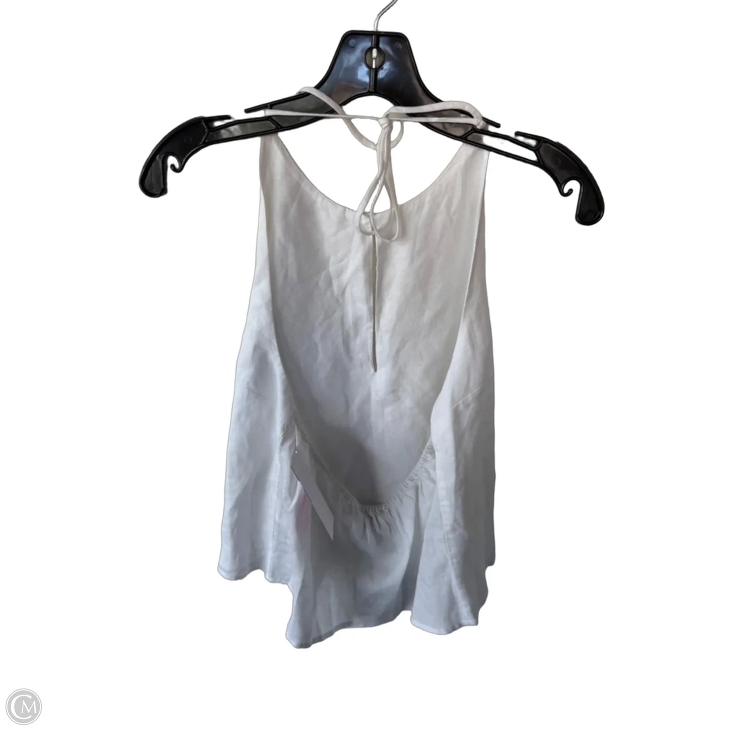 Top Sleeveless By Cmb In White, Size: L