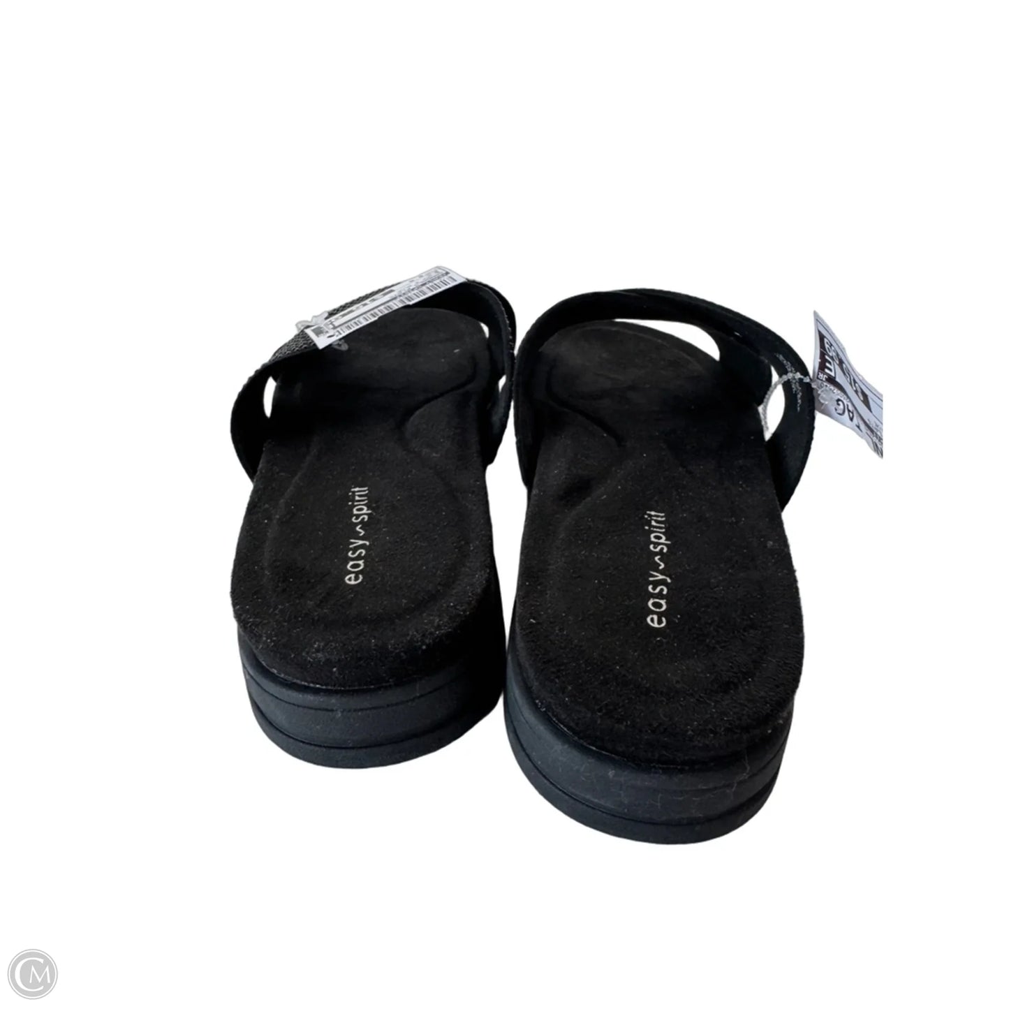 Sandals Flats By Easy Spirit In Black & Blue, Size: 8.5
