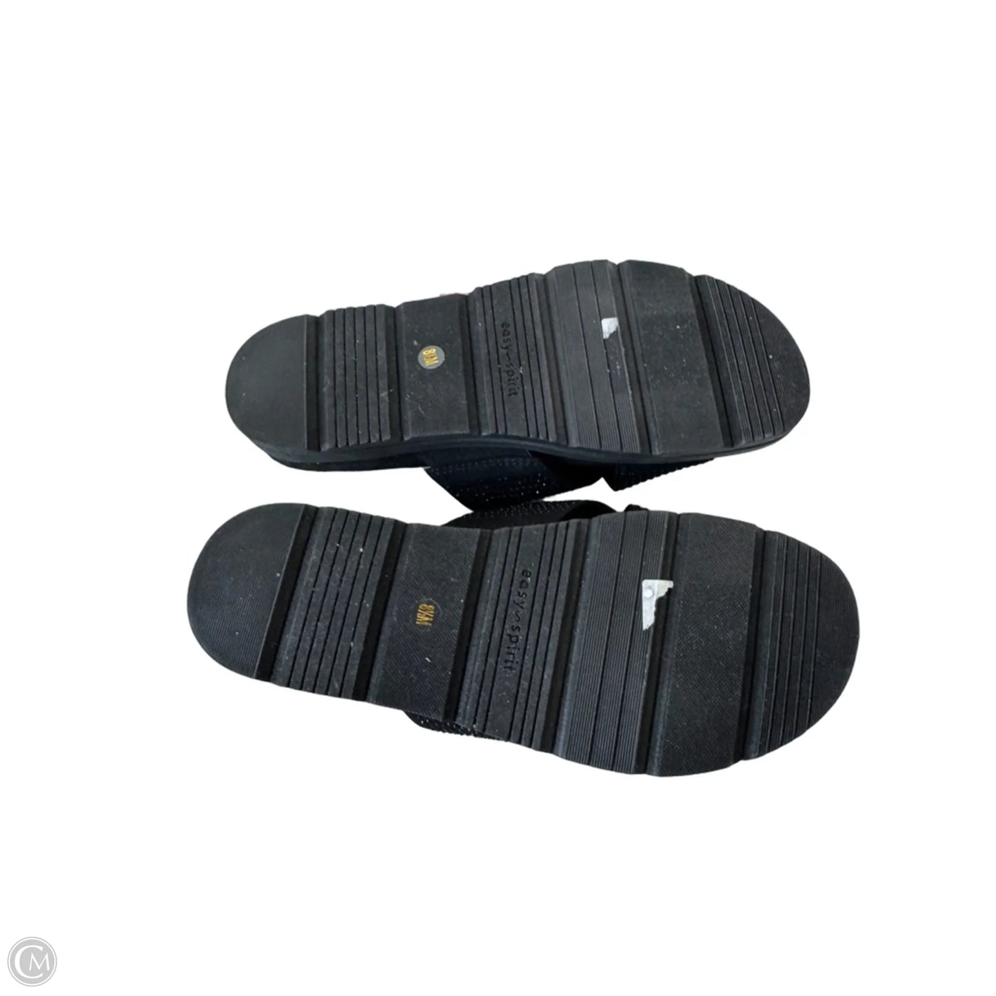 Sandals Flats By Easy Spirit In Black & Blue, Size: 8.5