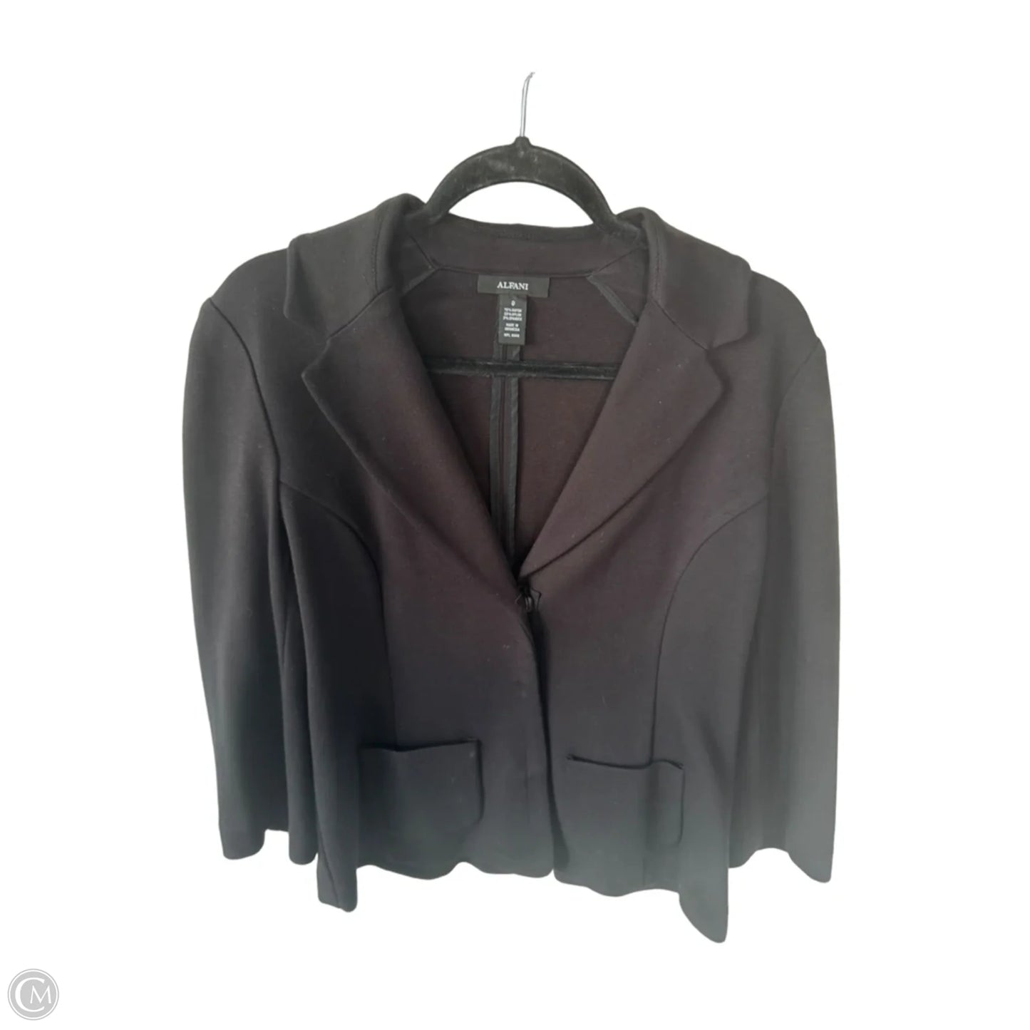 Blazer By Alfani In Black, Size: M