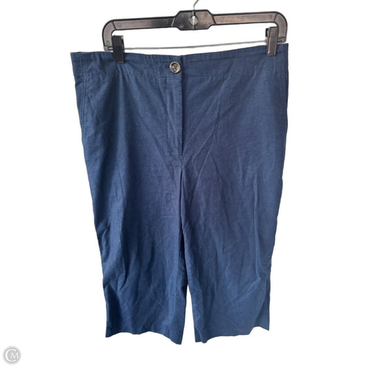 Pants Wide Leg By Ann Taylor In Blue, Size: 12