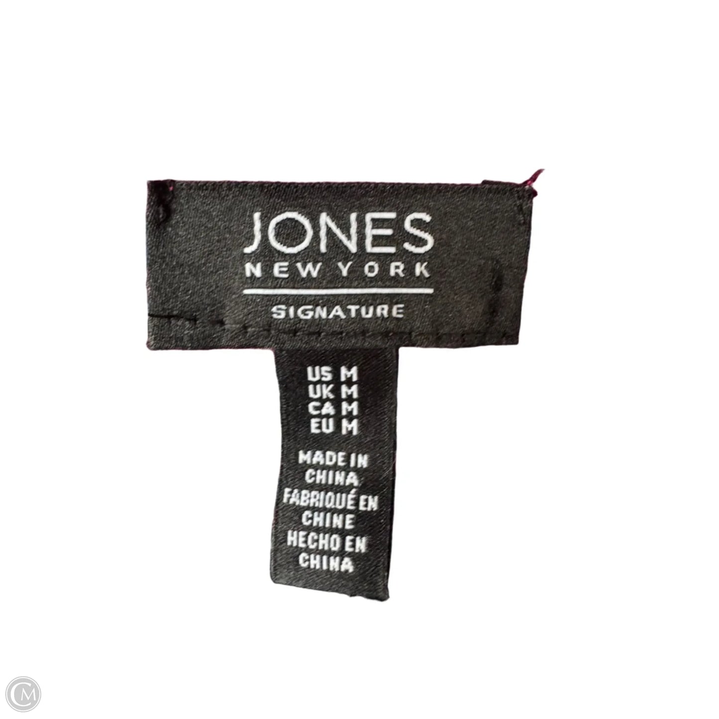 Sweater Short Sleeve By Jones New York In Blue & Pink, Size: M