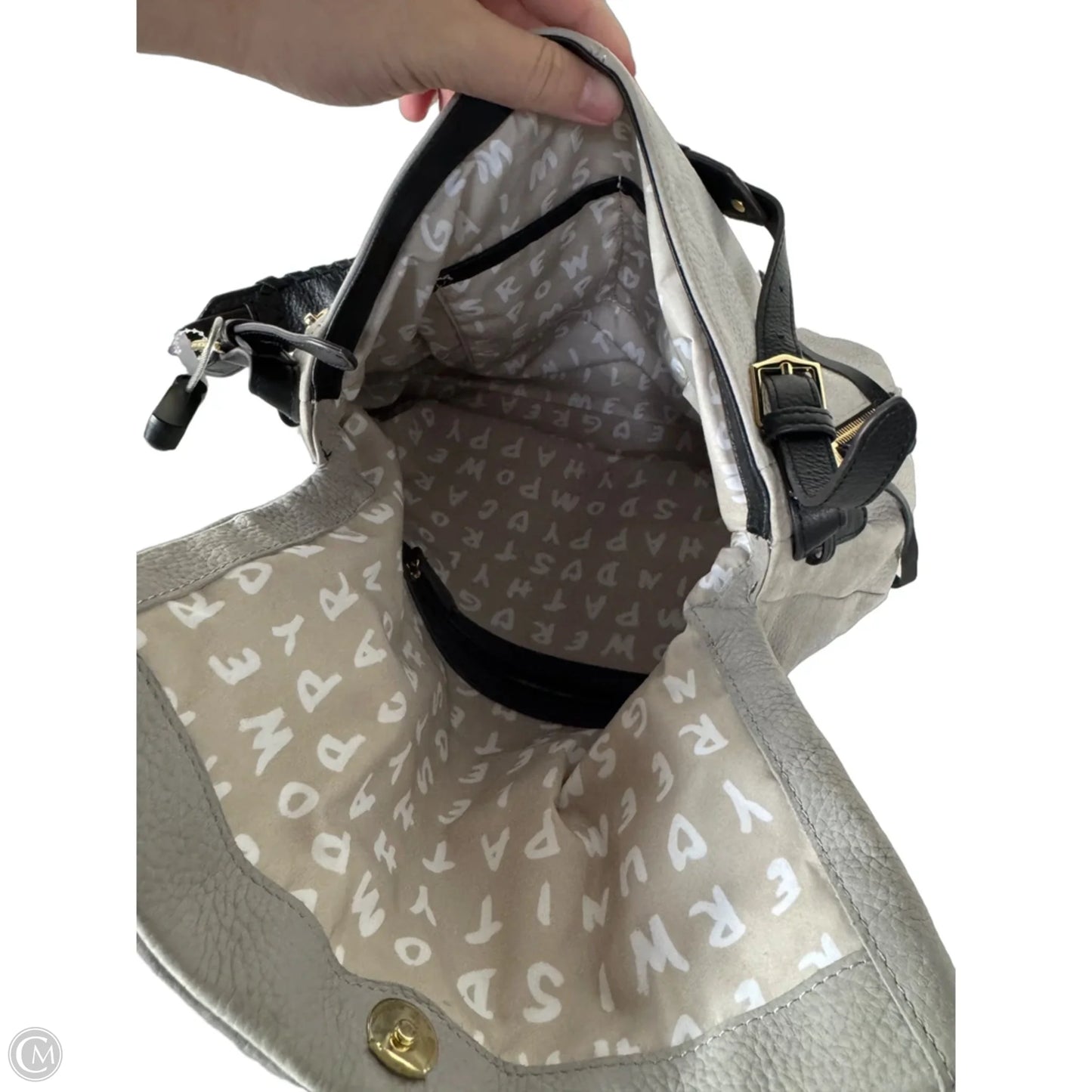 Handbag Leather By Aimee Kestenberg, Size: Medium