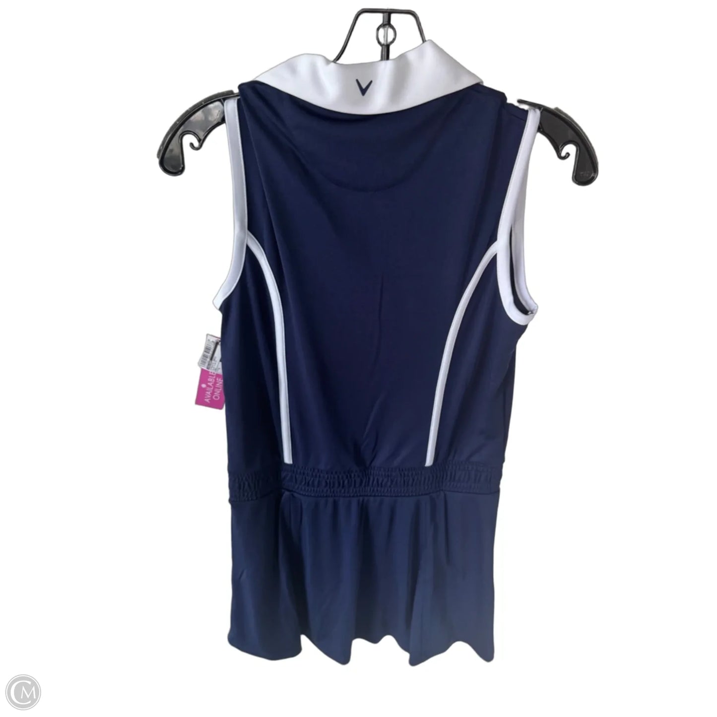 Athletic Dress By Callaway In Blue & White, Size: S