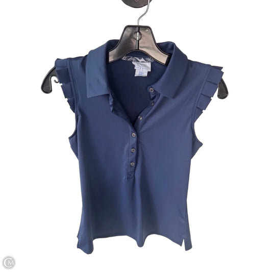 Athletic Top Short Sleeve By Sigrid Olsen In Blue, Size: Xs