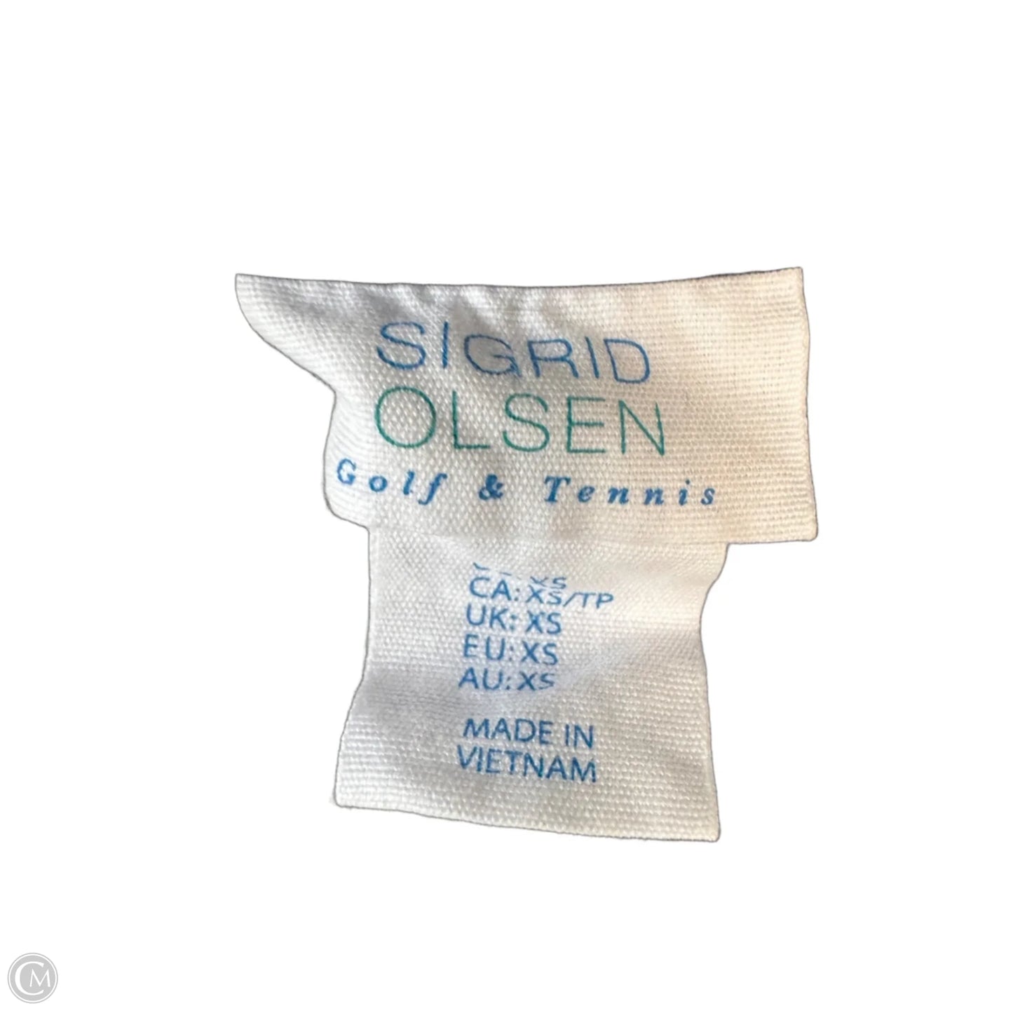 Athletic Top Short Sleeve By Sigrid Olsen In Blue, Size: Xs