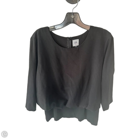 Top 3/4 Sleeve By Cabi In Black, Size: M