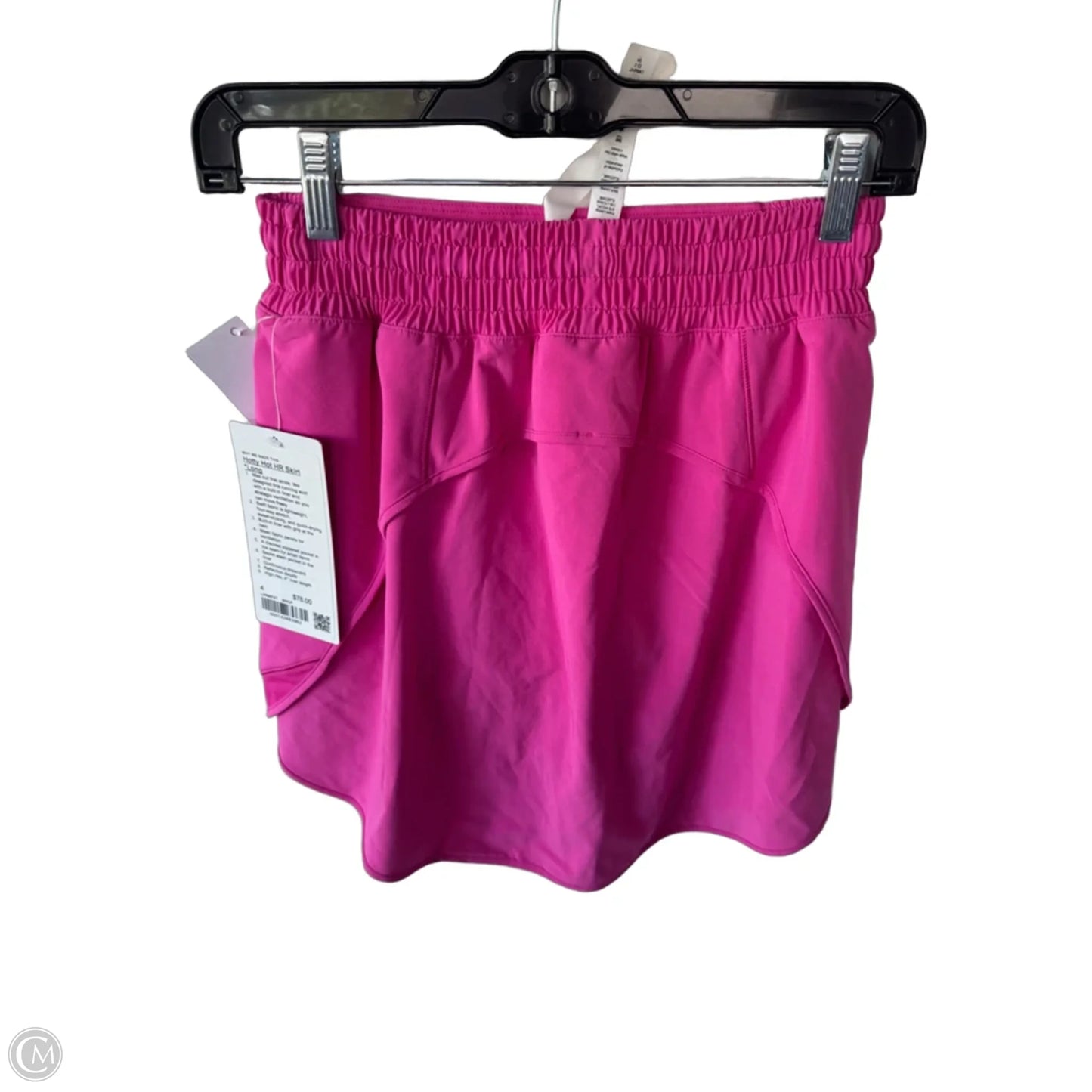 Athletic Skort By Lululemon In Pink, Size: 4