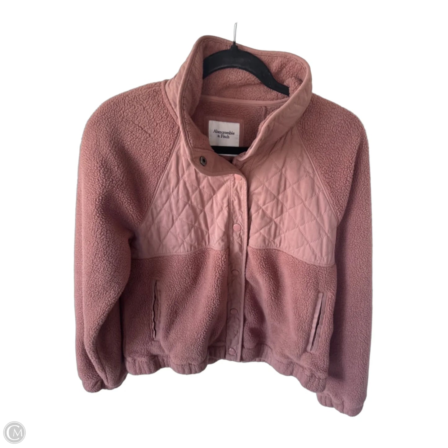 Jacket Fleece By Abercrombie And Fitch In Orange, Size: S