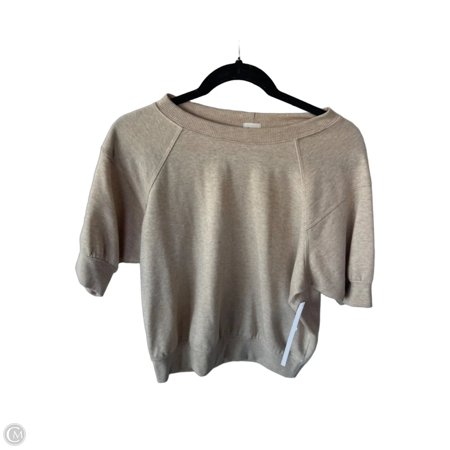 Top Short Sleeve By Cmc In Tan, Size: Xs
