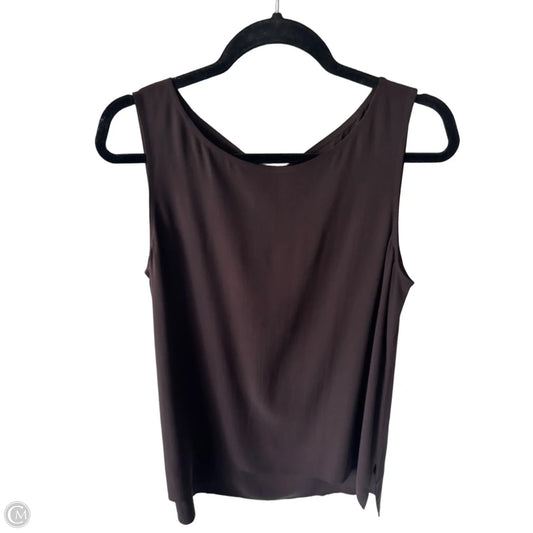 Tunic Sleeveless By Eileen Fisher In Brown, Size: M