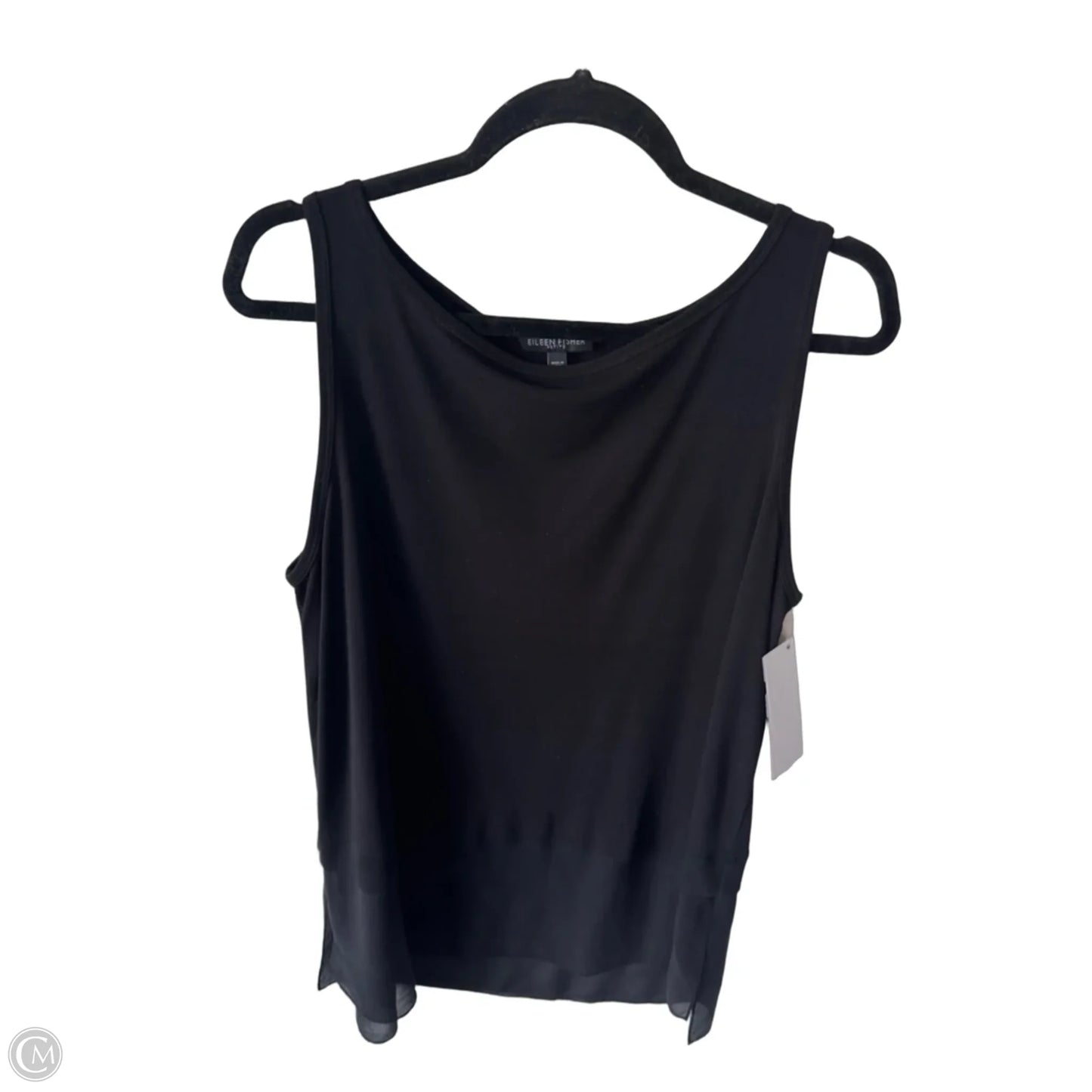 Tunic Sleeveless By Eileen Fisher In Black, Size: Lp