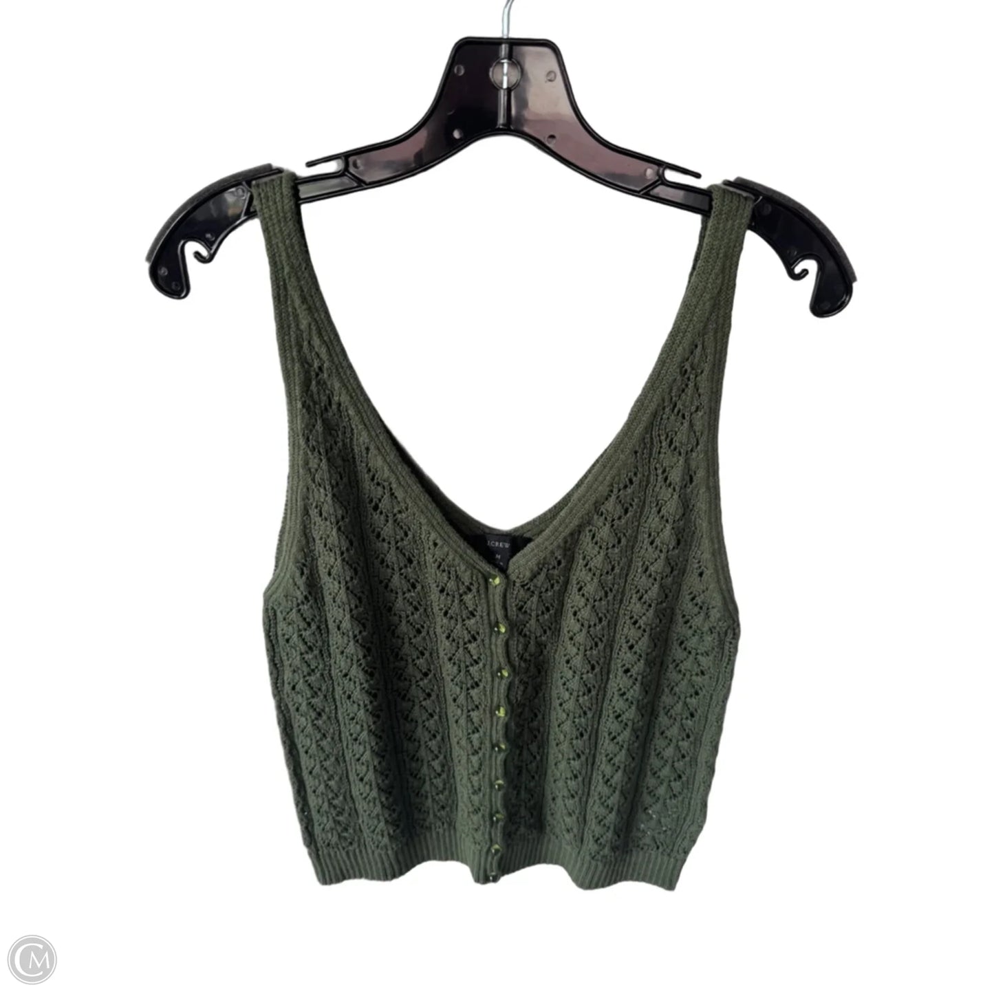 Vest Sweater By J. Crew In Green, Size: M