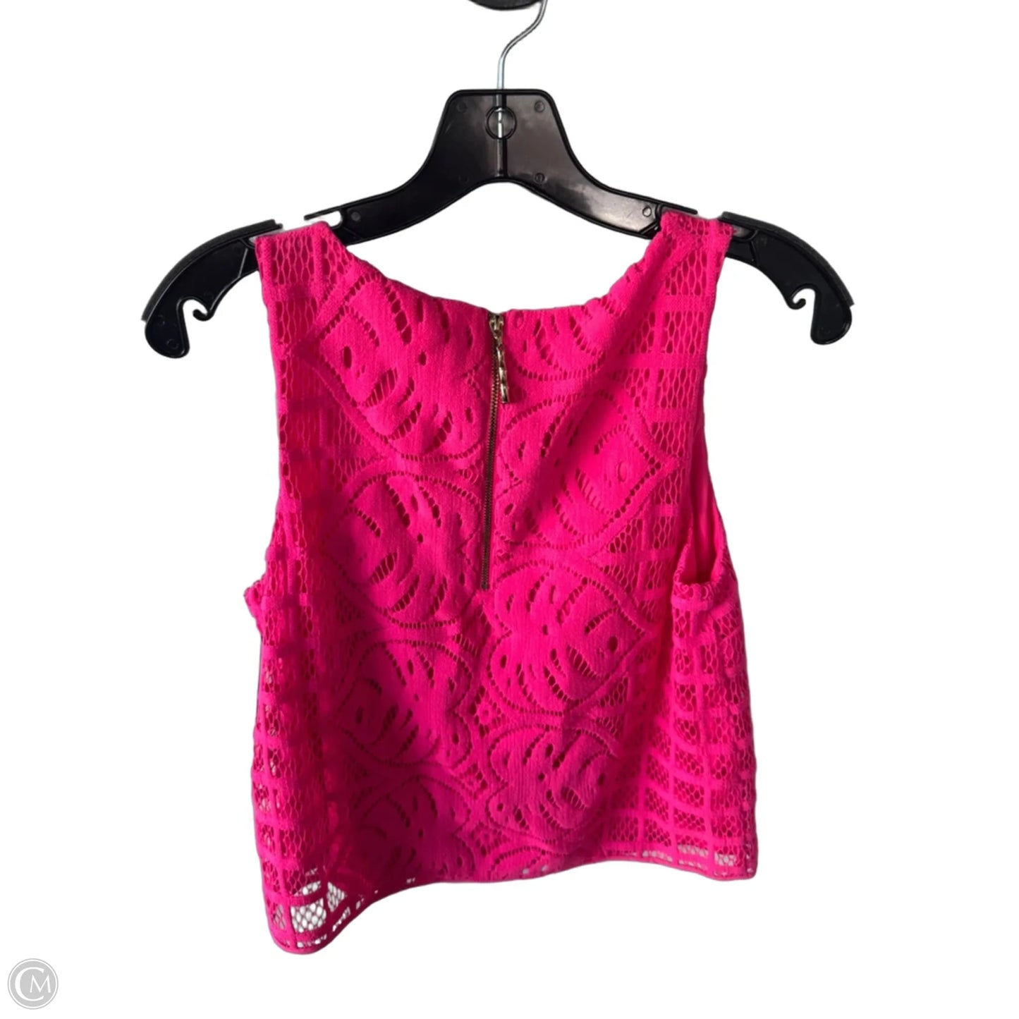 Top Sleeveless Designer By Lilly Pulitzer In Pink, Size: S