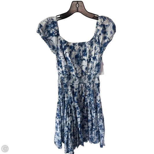Dress Casual Midi By Inc In Blue & White, Size: S