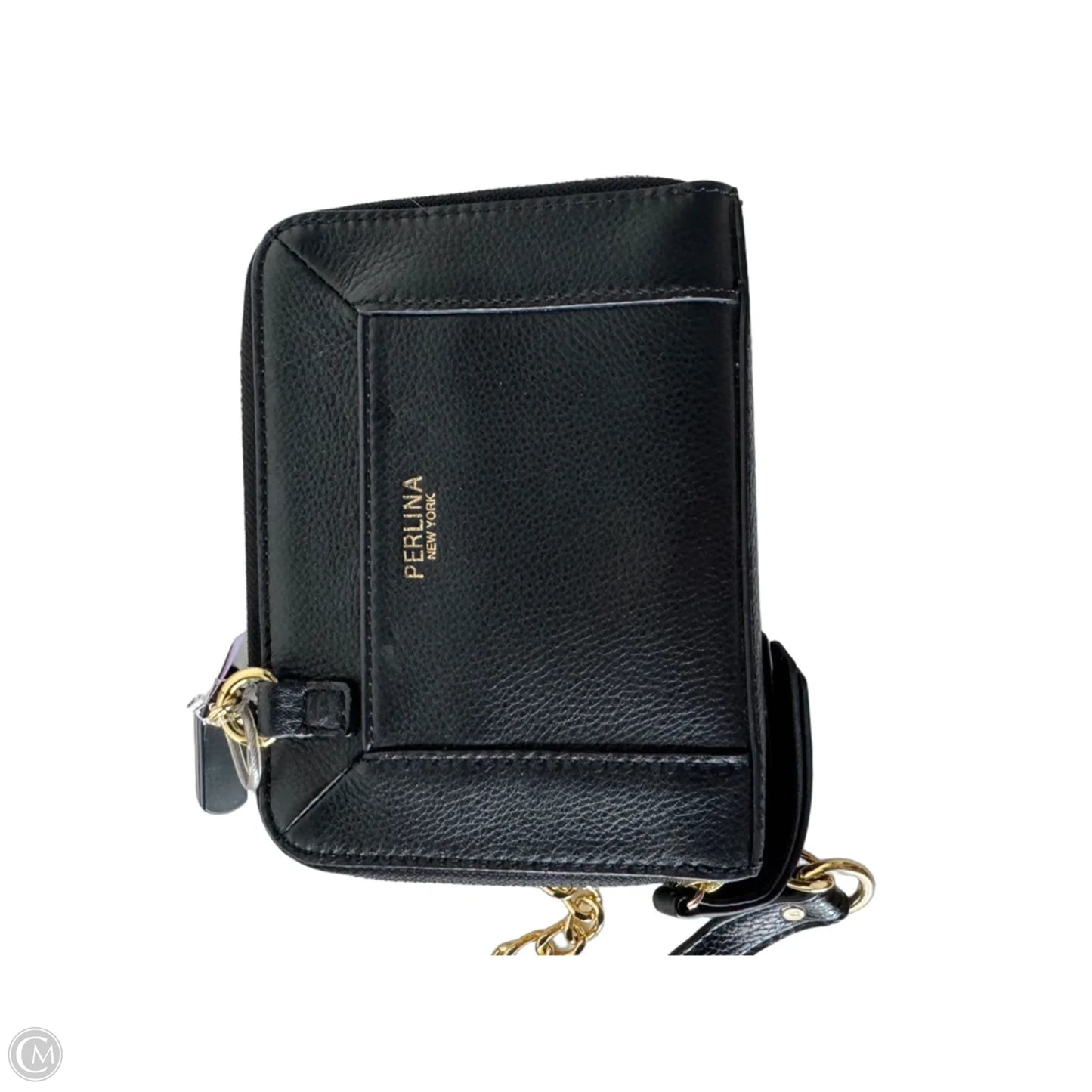 Crossbody Leather By Perlina, Size: Small