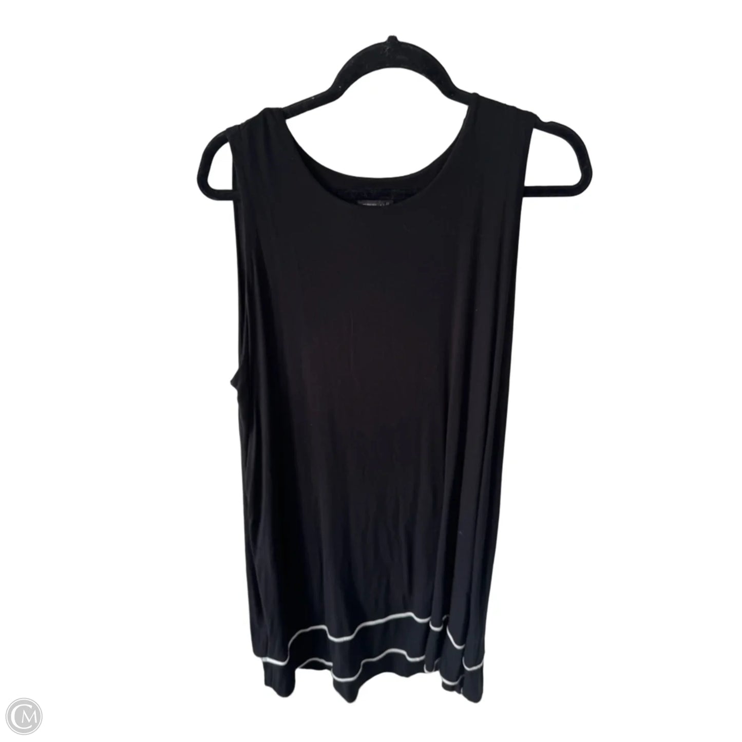 Dress Casual Midi By J. Jill In Black & White, Size: Xl