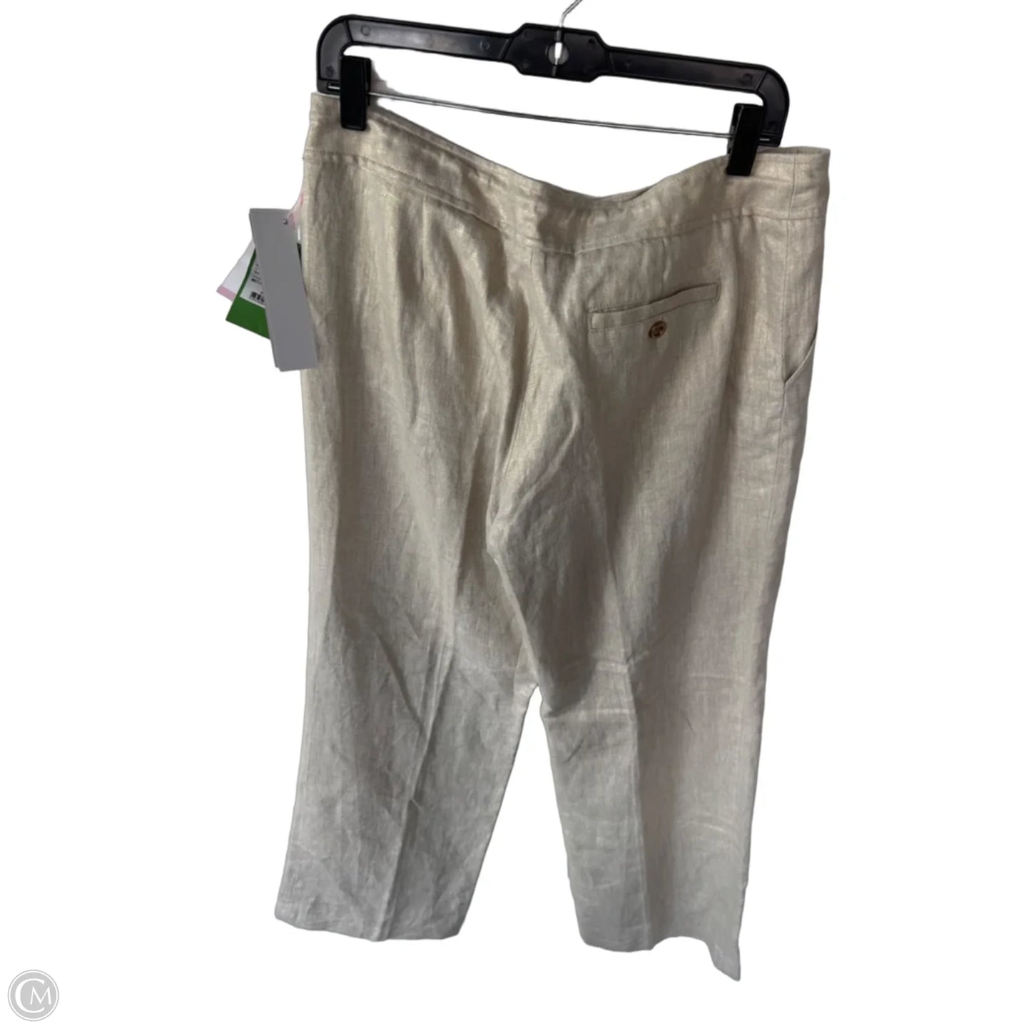 Pants Designer By Lilly Pulitzer In Gold, Size: 12