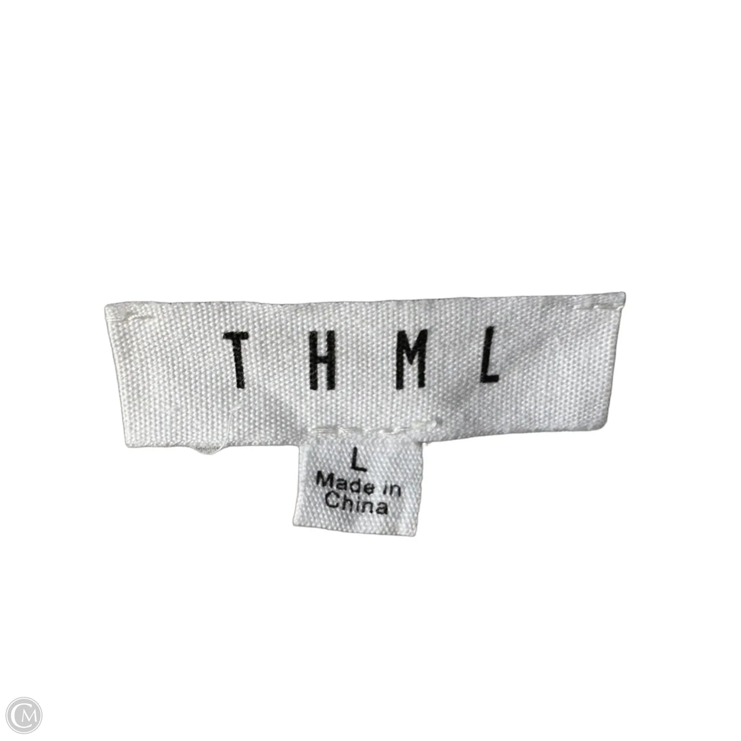 Dress Casual Maxi By Thml In Blue & White, Size: L