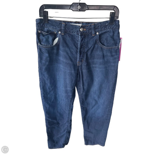 Jeans Straight By Madewell In Blue Denim, Size: 4