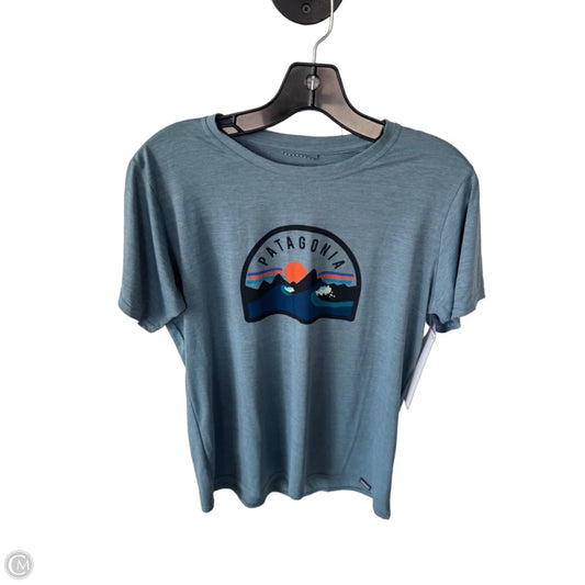 Top Short Sleeve Basic By Patagonia In Blue, Size: M