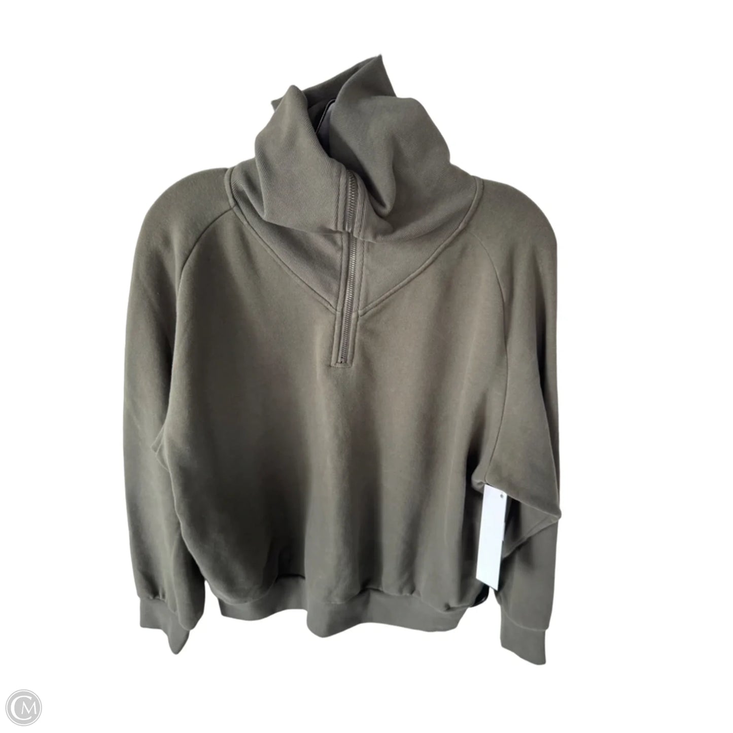 Athletic Sweatshirt Collar By Athleta In Green, Size: S