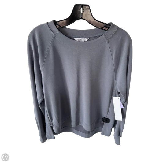 Athletic Top Long Sleeve Crewneck By Athleta In Grey, Size: M