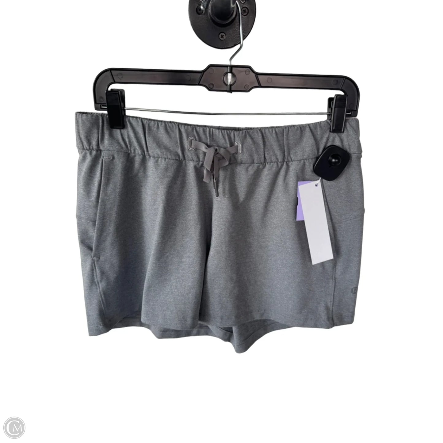 Athletic Shorts By Lululemon In Grey, Size: 8