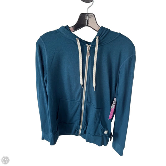 Athletic Top Long Sleeve Hoodie By Vuori In Blue, Size: M