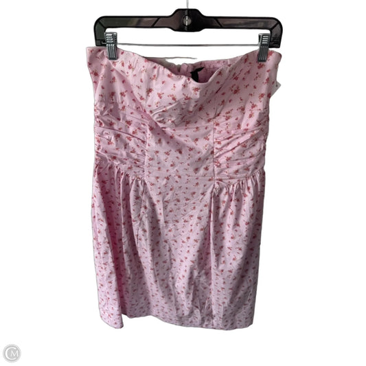 Dress Casual Midi By Wild Fable In Pink, Size: L