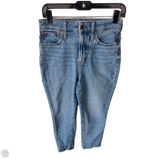Jeans Straight By Madewell In Blue Denim, Size: 2