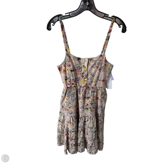 Dress Party Midi By Evereve In Cream & Yellow, Size: S