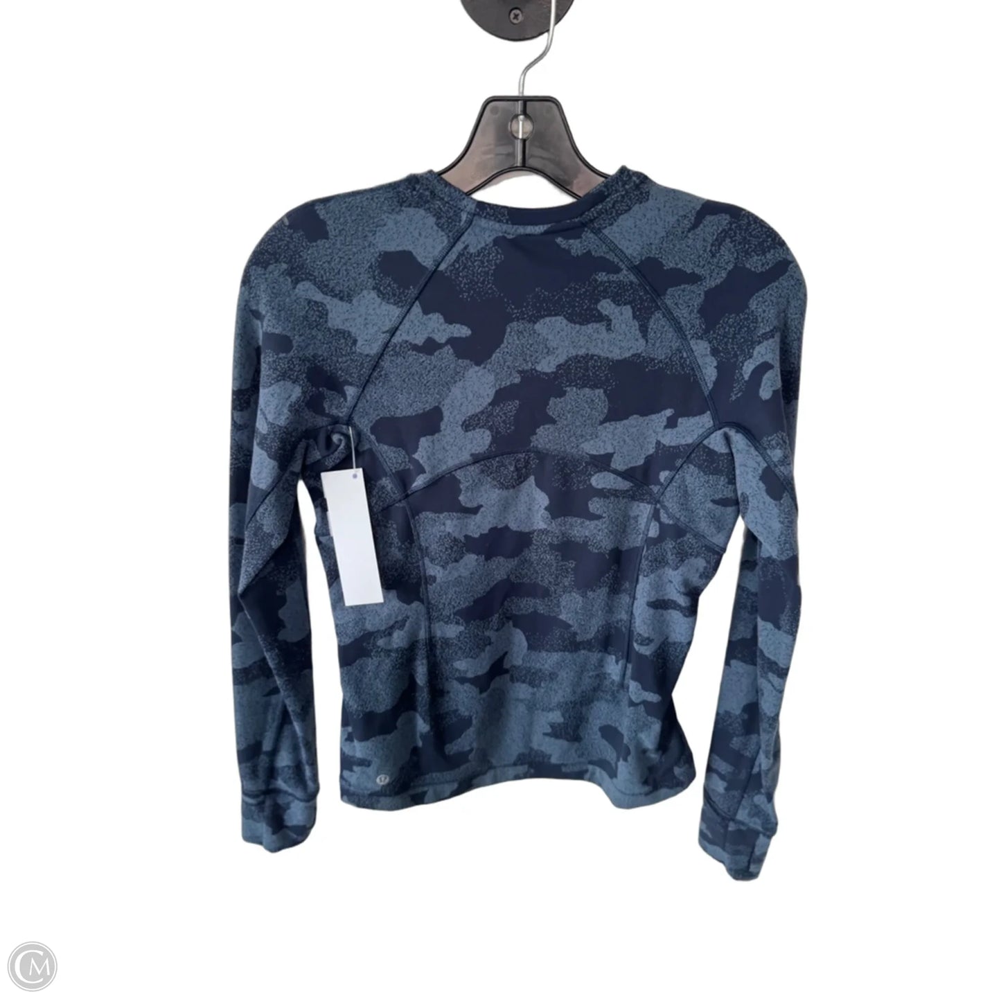 Athletic Top Long Sleeve Crewneck By Lululemon In Blue, Size: S