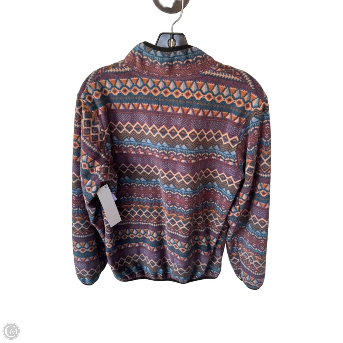 Jacket Fleece By Kavu In Blue & Purple, Size: M