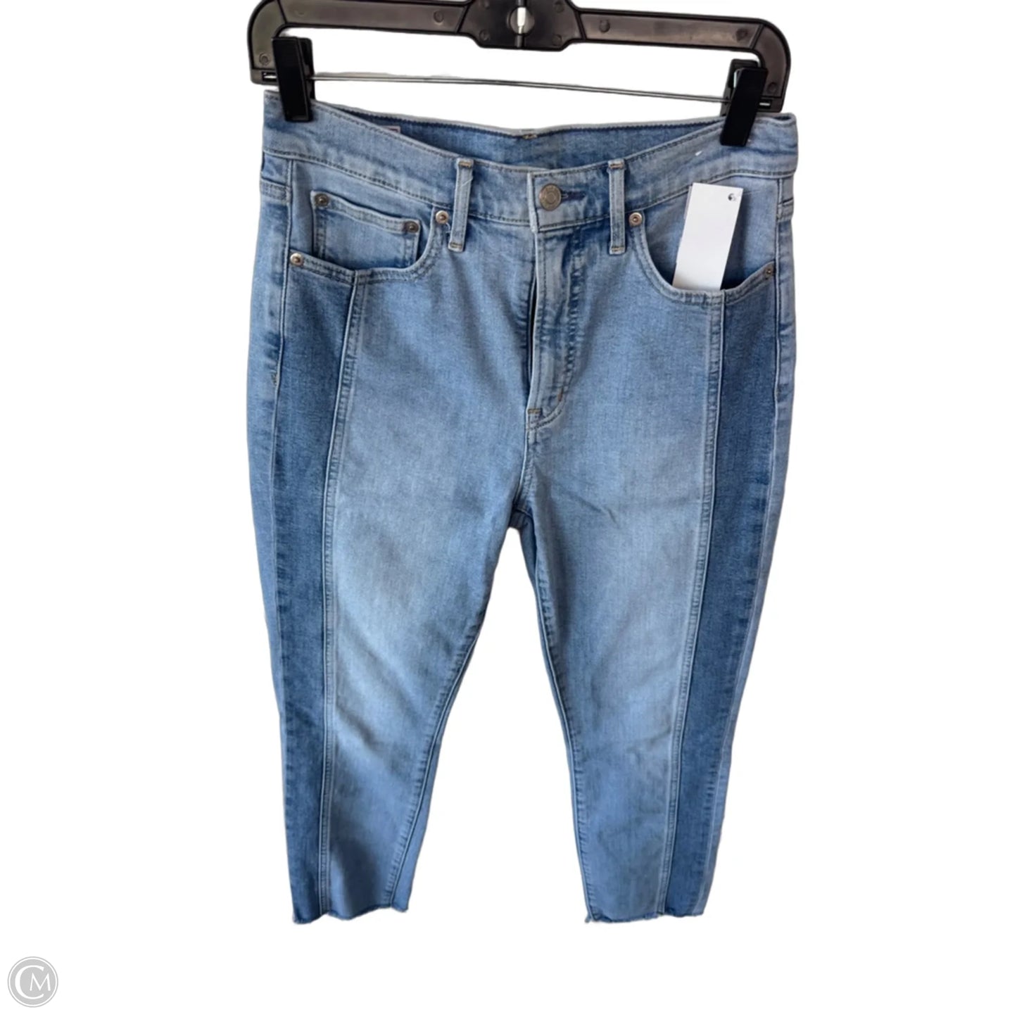 Jeans Straight By Gap In Blue Denim, Size: 8
