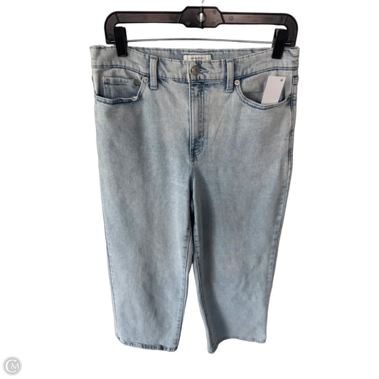 Jeans Straight By Banana Republic In Blue Denim, Size: 10