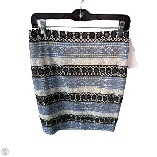 Skirt Mini & Short By Talbots In Black & Blue, Size: 4p