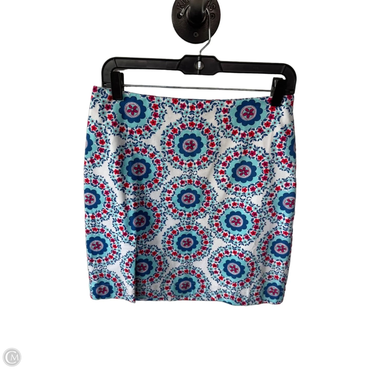 Skirt Mini & Short By Talbots In Blue & White, Size: 4p