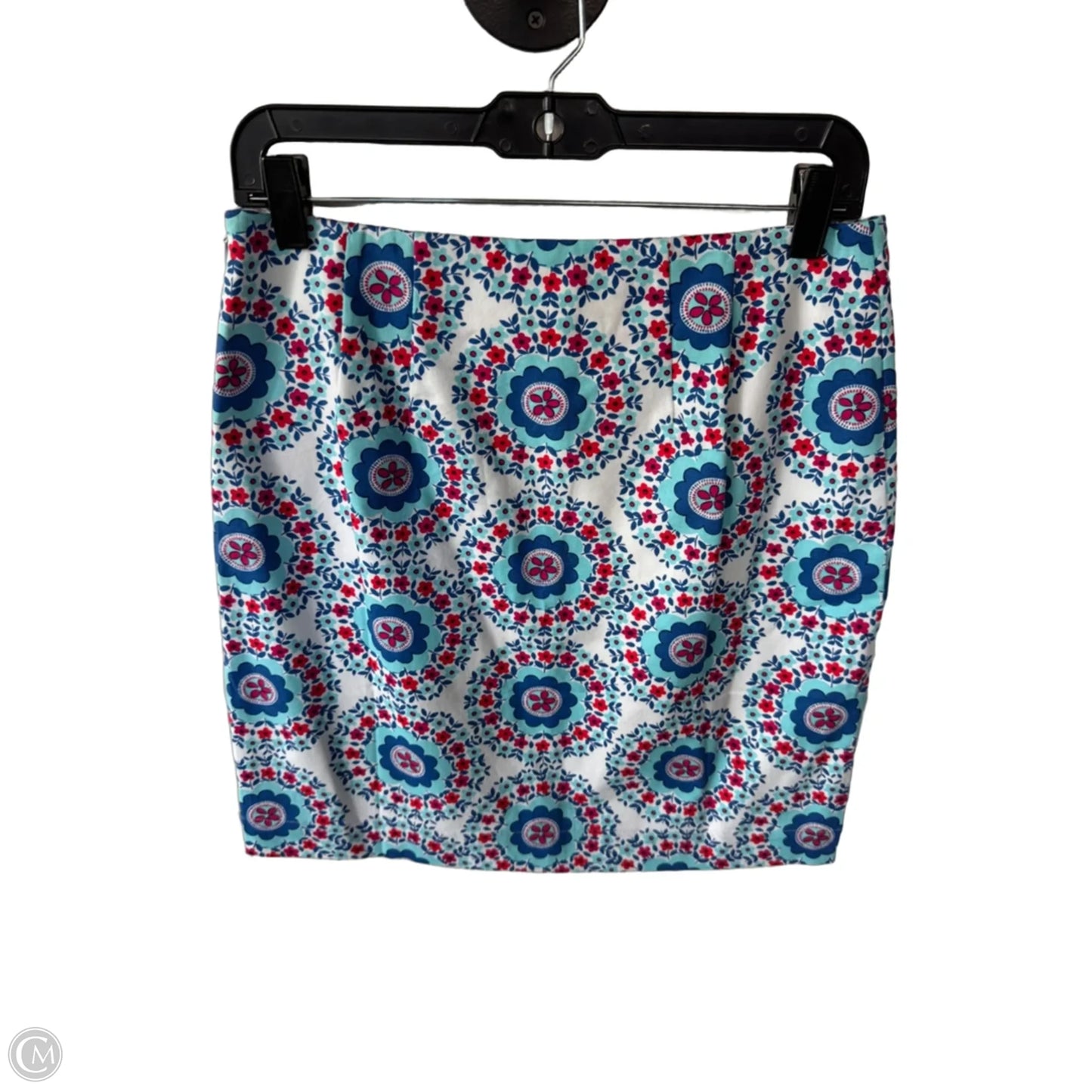 Skirt Mini & Short By Talbots In Blue & White, Size: 4p