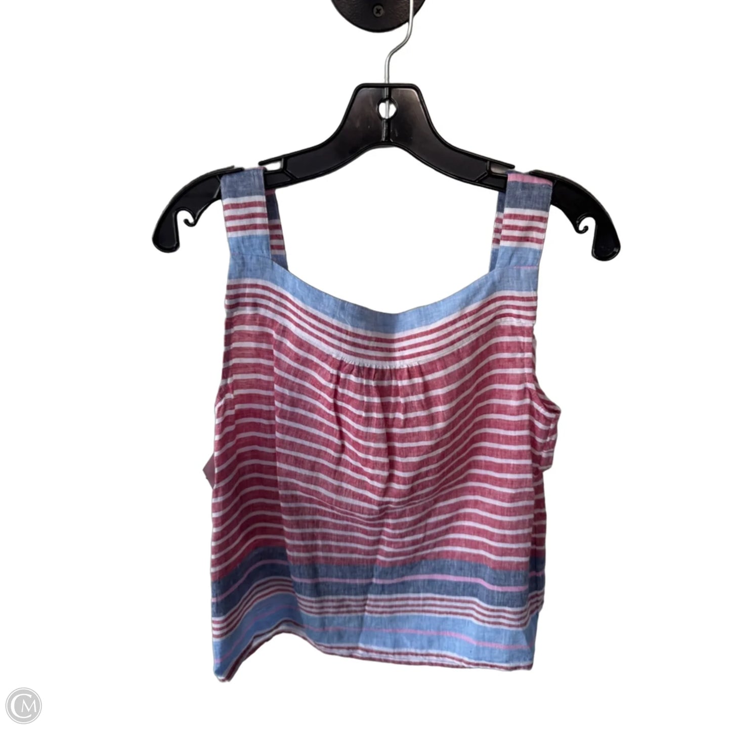 Top Sleeveless By Talbots In Red & White, Size: Sp