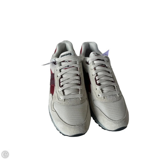 Shoes Athletic By Saucony In Cream & Red, Size: 7.5