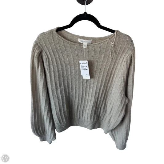 Sweater By Treasure And Bond In Taupe, Size: L