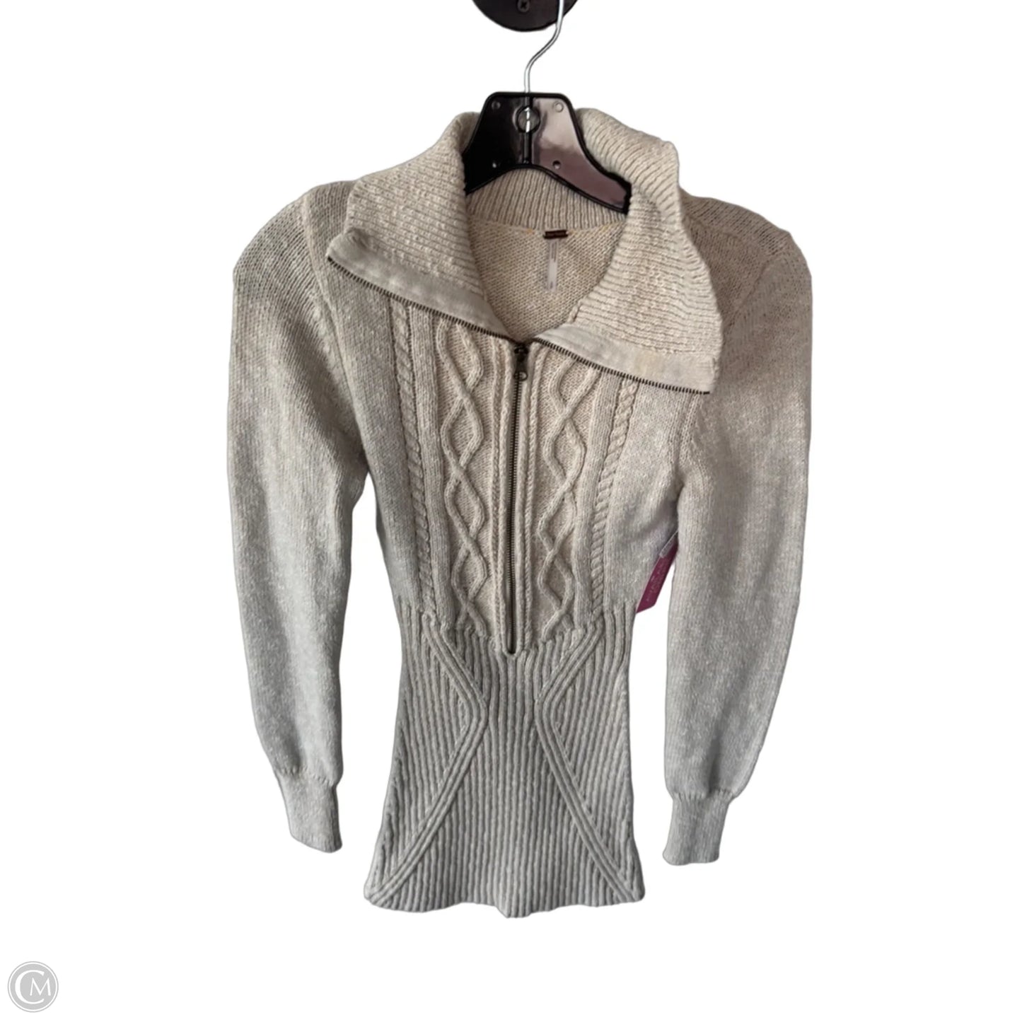 Dress Sweater By Free People In Beige, Size: S